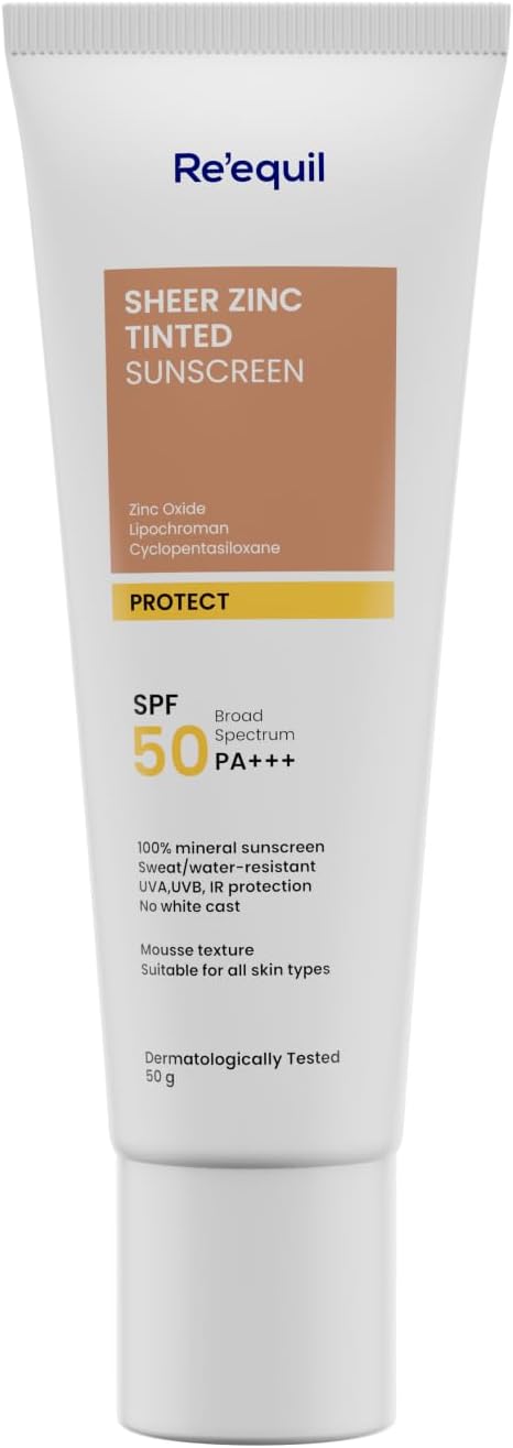 واقي شمس ريكويل شير زنك ملون SPF 50 PA+++ (50 جم)