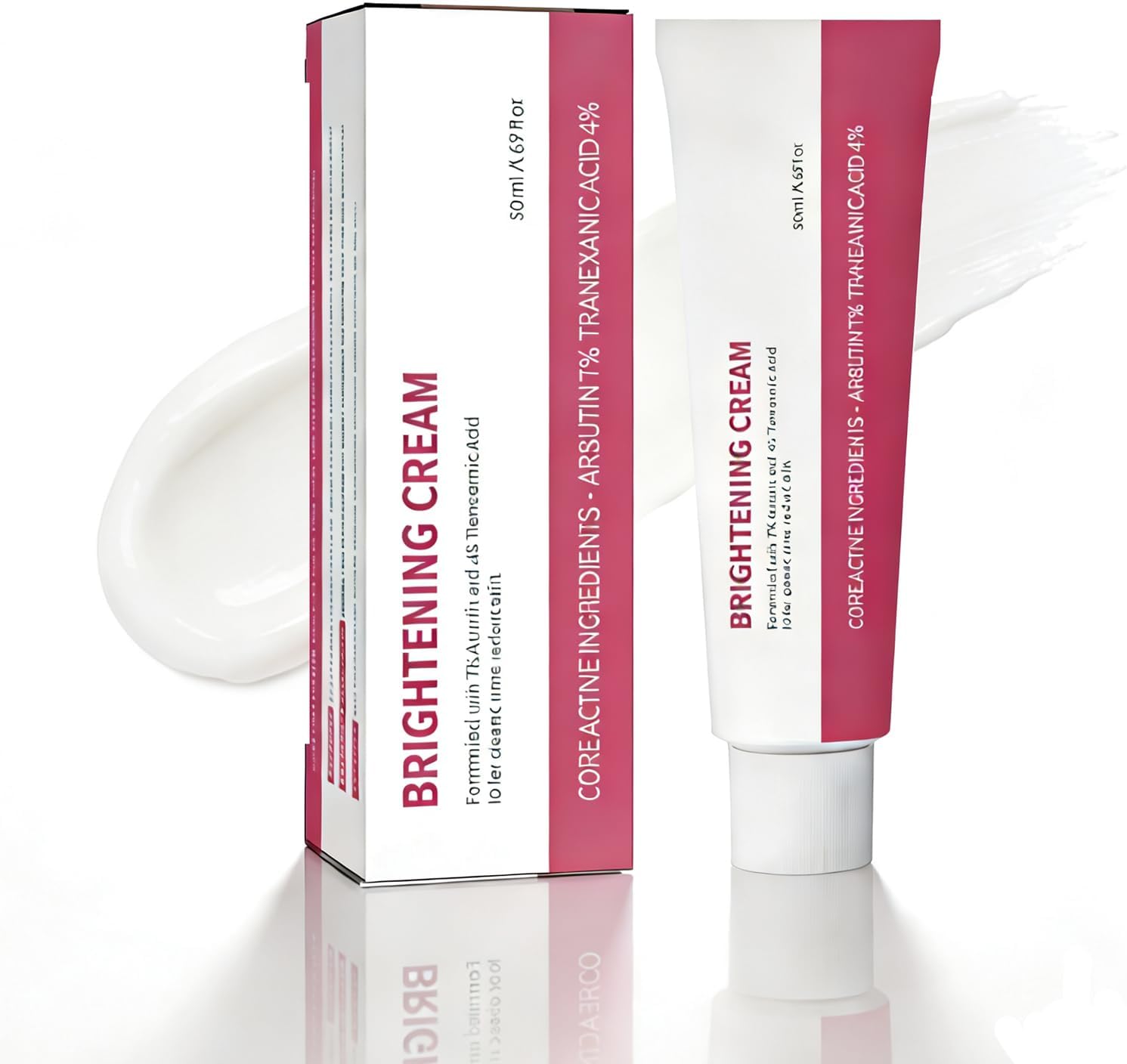 كريم تفتيح بألفا أربوتين وحمض الترانيكساميك 4%